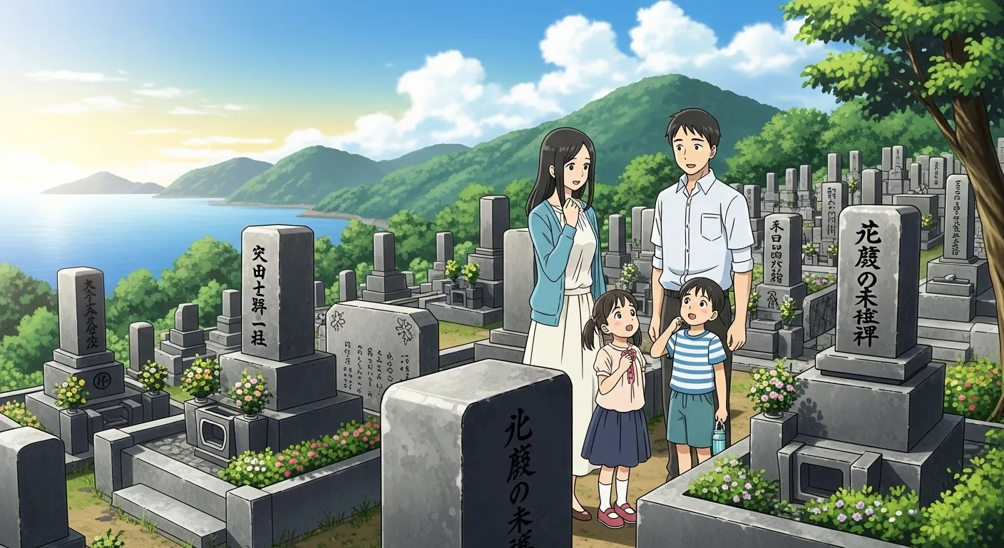 淡路島エリアの墓地と墓石検討のイメージ｜地域密着の石材店